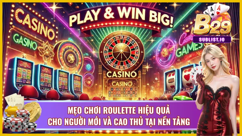 Mẹo chơi roulette hiệu quả cho người mới và cao thủ tại nền tảng